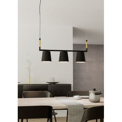 Eglo - Hanglamp aan kabel 3xE27/40W/230V