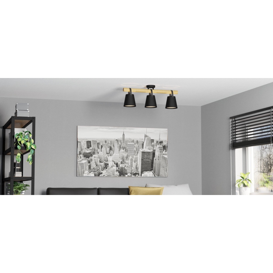 Eglo - Plafondlamp 3xE27/10W/230V