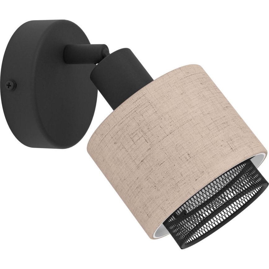 Eglo - Wandspot 1xE14/40W/230V zwart/beige