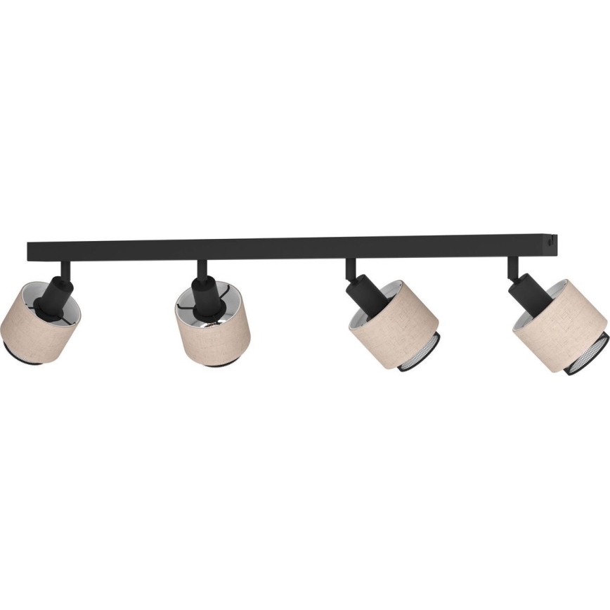 Eglo - Spot 4xE14/40W/230V zwart/beige