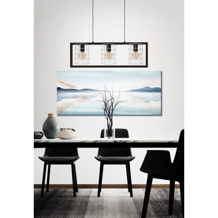 Eglo - Hanglamp aan een koord 3xE27/40W/230V