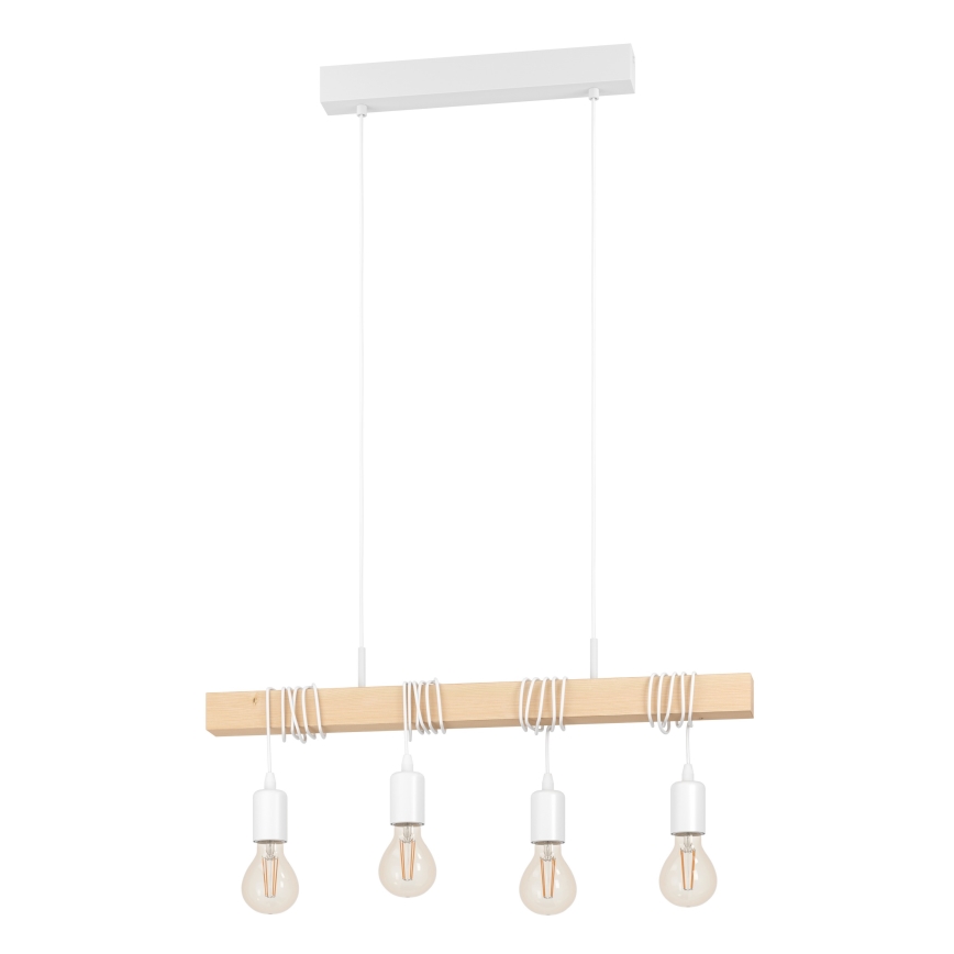 Eglo - Hanglamp aan een koord TOWNSHEND 4xE27/60W/230V