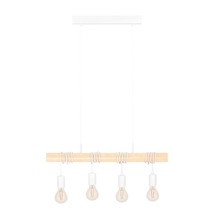 Eglo - Hanglamp aan een koord TOWNSHEND 4xE27/60W/230V