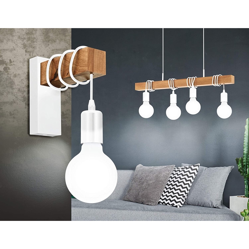 Eglo - Hanglamp aan een koord TOWNSHEND 4xE27/60W/230V