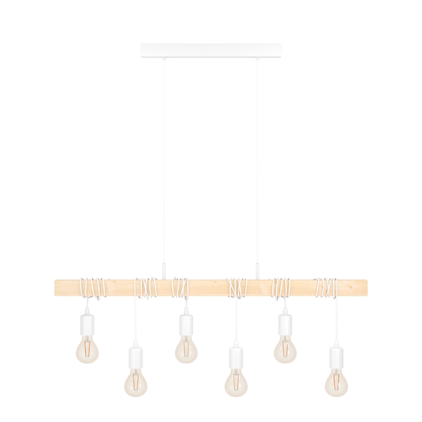 Eglo - Hanglamp aan kabel TOWNSHEND 6xE27/60W/230V