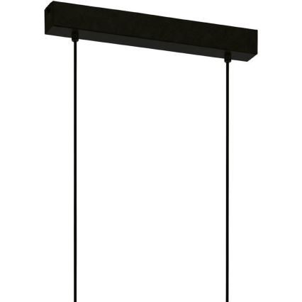 Eglo 43712 - Hanglamp aan een koord TOWNSHEND 6xE27/60W/230V zwart