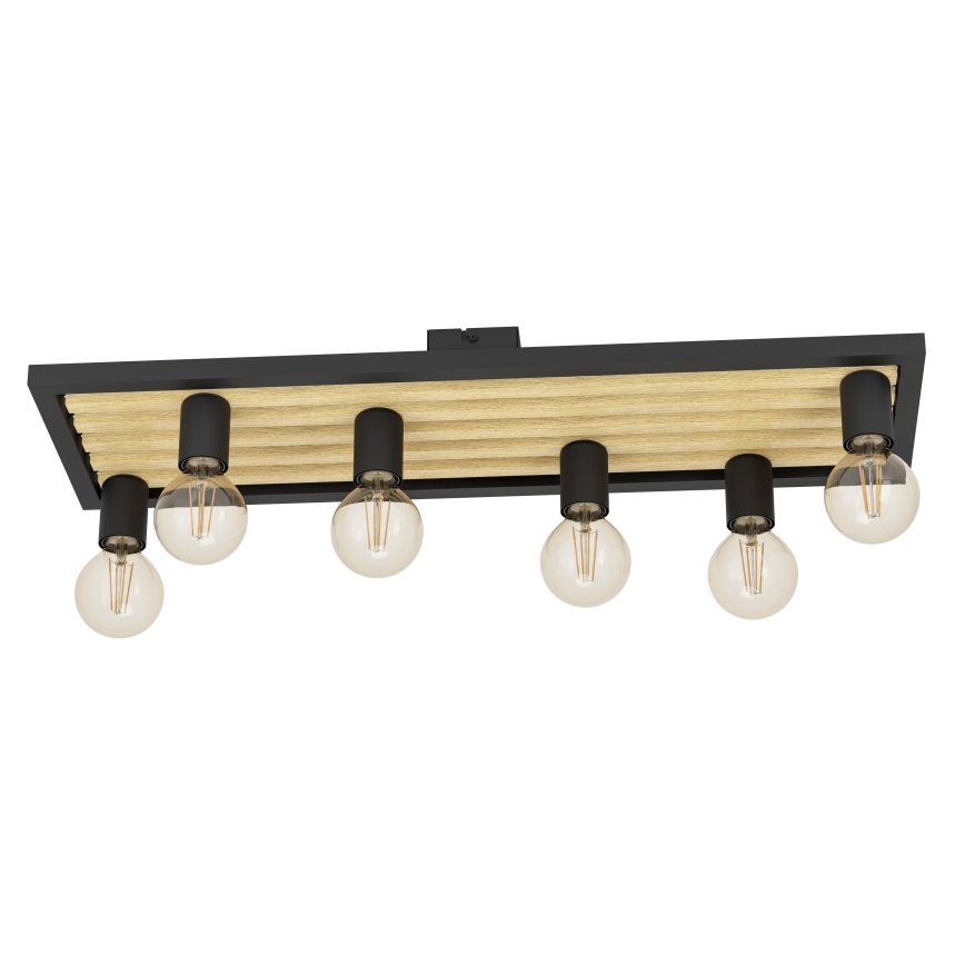 Eglo - Plafondlamp 6xE27/40W/230V