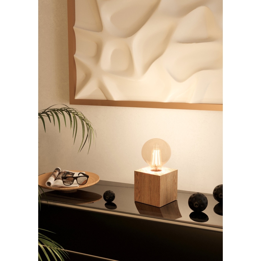 Eglo - Tafellamp 1xE27/40W/230V beige