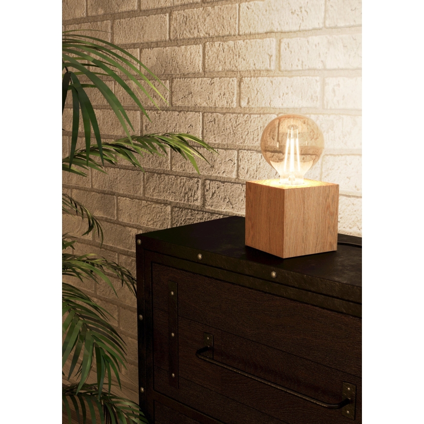 Eglo - Tafellamp 1xE27/40W/230V beige