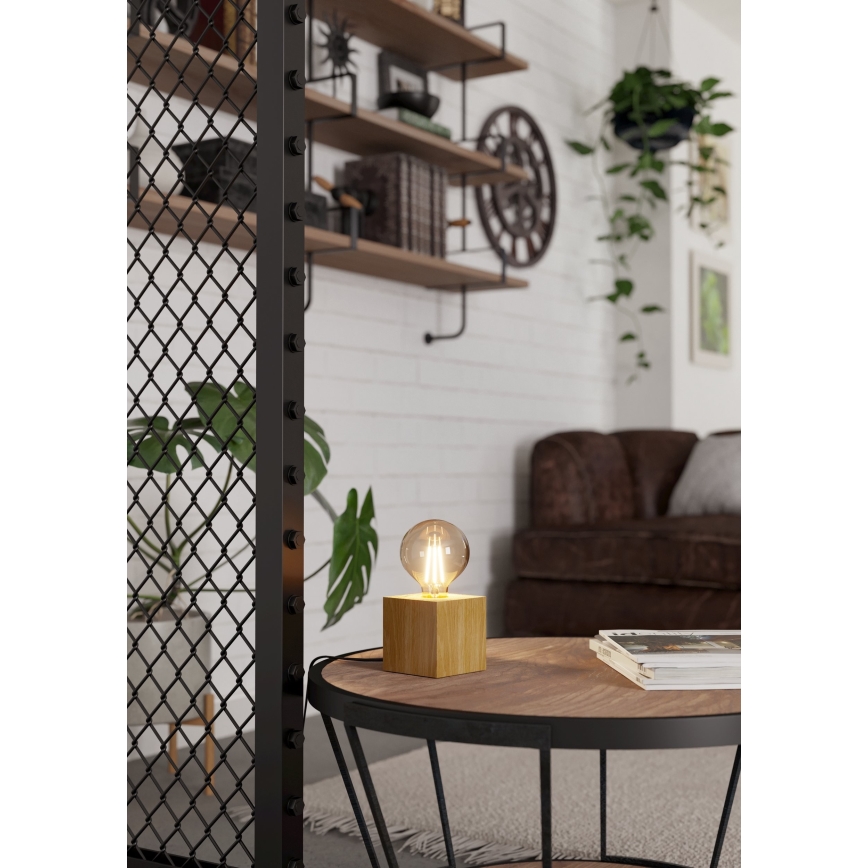 Eglo - Tafellamp 1xE27/40W/230V beige
