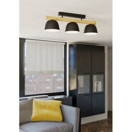 Eglo - Bevestigde hanglamp 3xE27/40W/230V