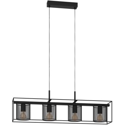 Eglo - Hanglamp aan kabel 4xE27/40W/230V