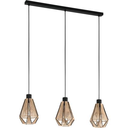 Eglo - Hanglamp aan kabel 3xE27/40W/230V