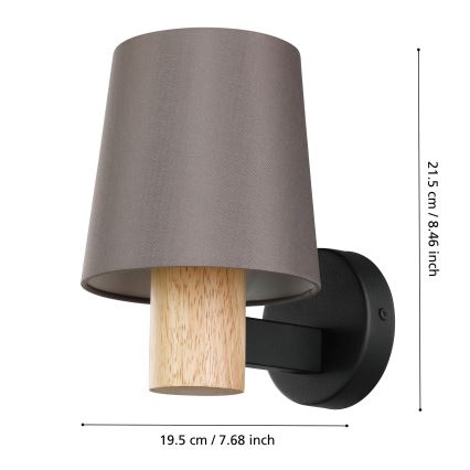 Eglo - Wandlamp 1xE27/40W/230V