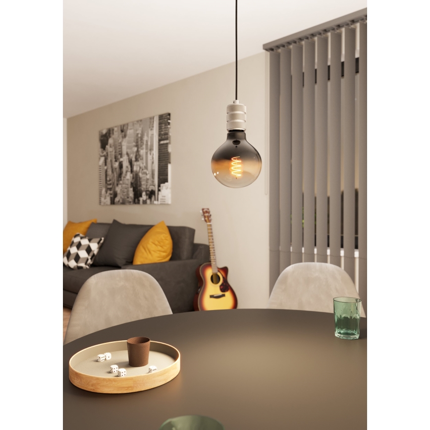 Eglo - Hanglamp aan kabel 1xE27/40W/230V chroom