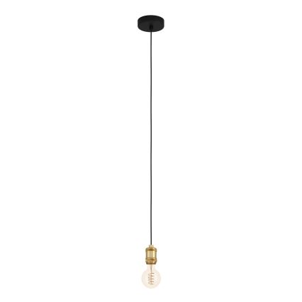 Eglo - Hanglamp aan een koord 1xE27/40W/230V goud