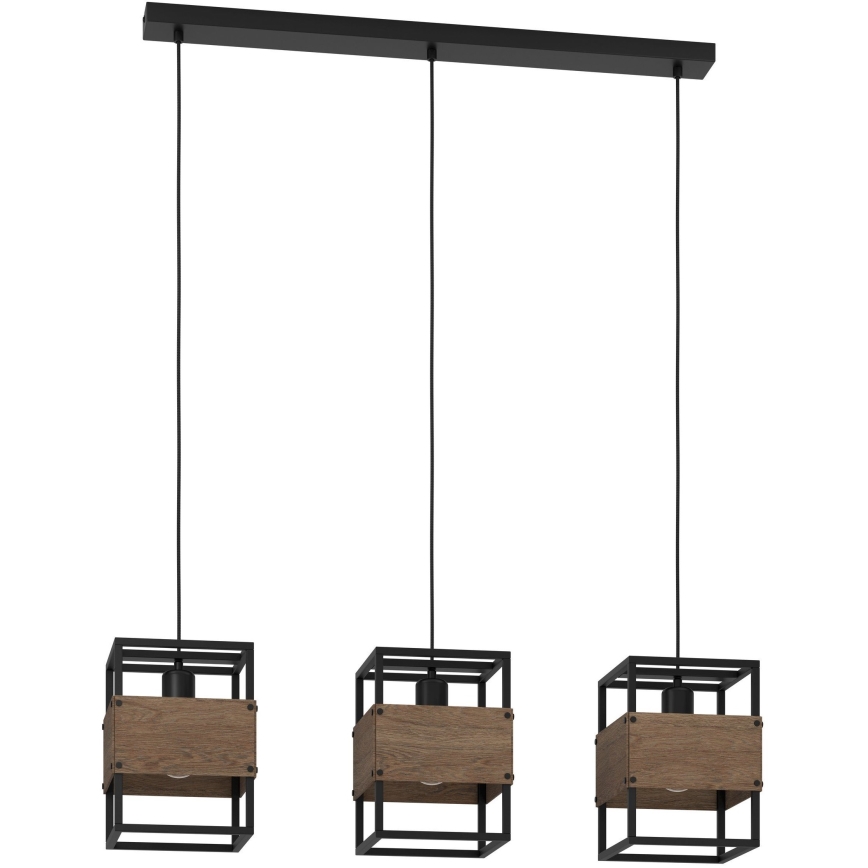 Eglo - Hanglamp aan een koord 3xE27/40W/230V
