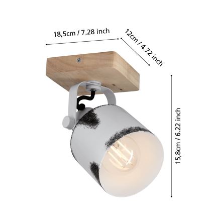 Eglo - Spot 1xE27/40W/230V