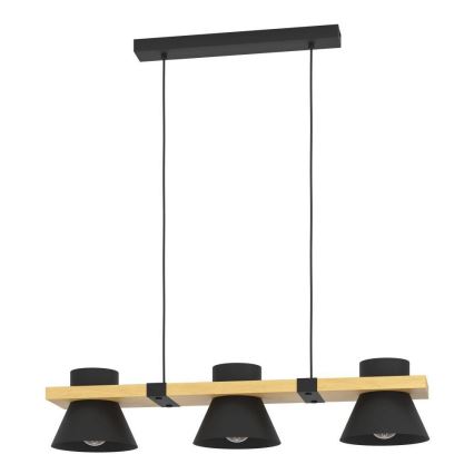 Eglo - Hanglamp aan een koord 3xE27/15W/230V