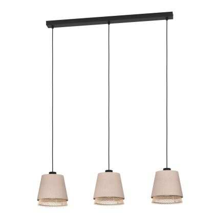 Eglo - Hanglamp aan een koord 3xE27/40W/230V