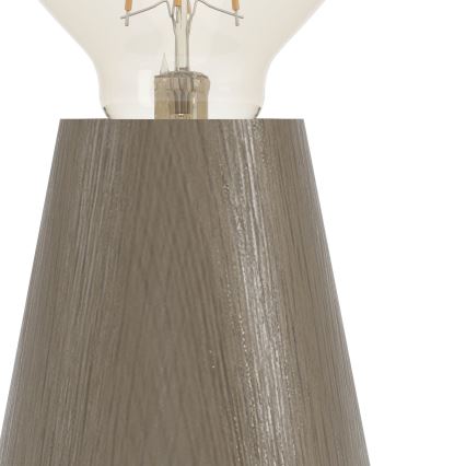 Eglo - Tafellamp 1xE27/40W/230V bruin
