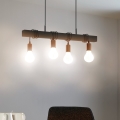Eglo 44061 - Hanglamp met kabel TOWNSHEND 4xE27/40W/230V zwart