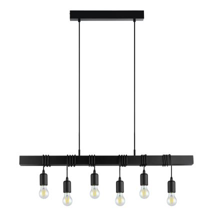 Eglo - Hanglamp aan een koord TOWNSHEND 6xE27/60W/230V