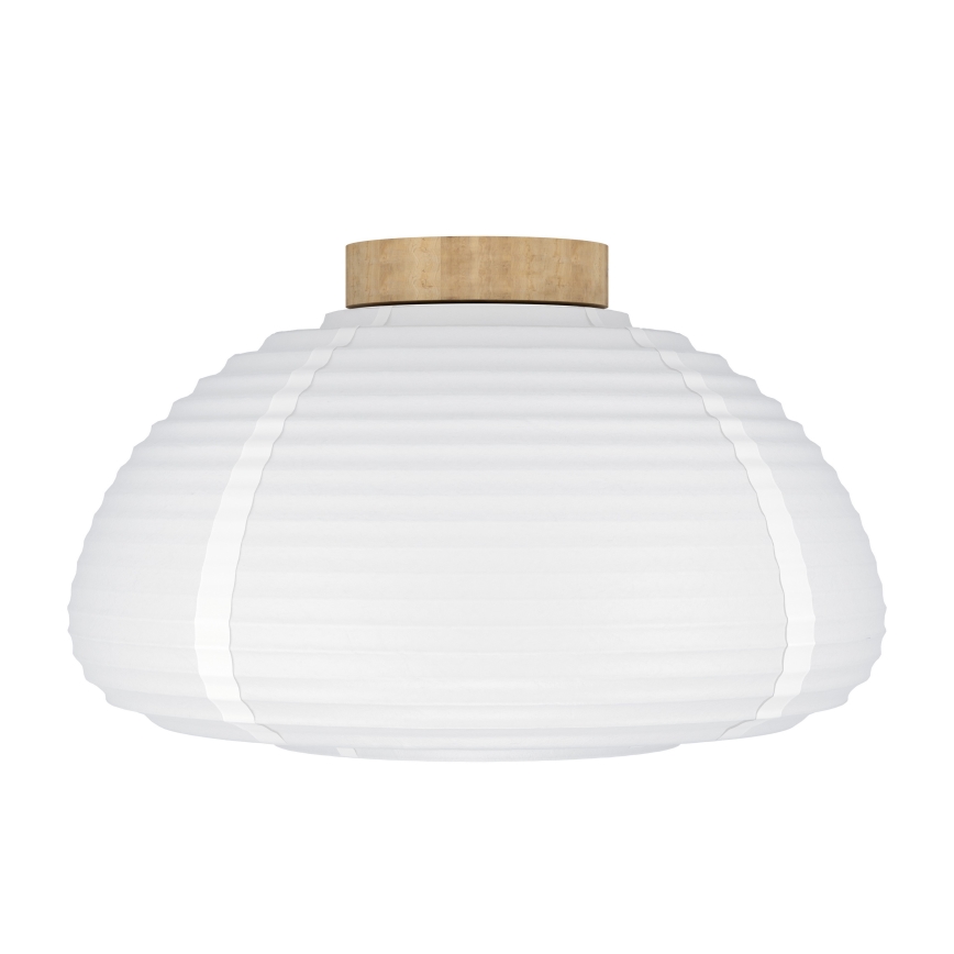 Eglo - Plafondlamp 1xE27/40W/230V, Ø 40 cm, wit/beige