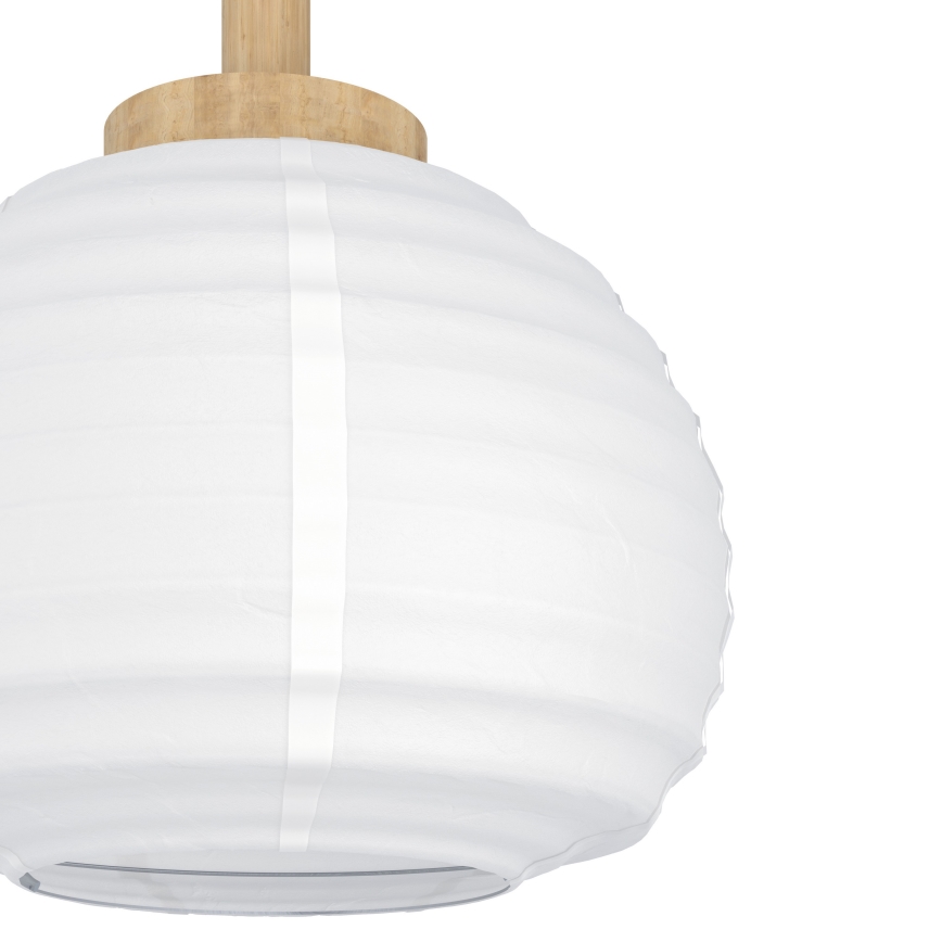 Eglo - Hanglamp aan kabel 3xE27/40W/230V wit/beige