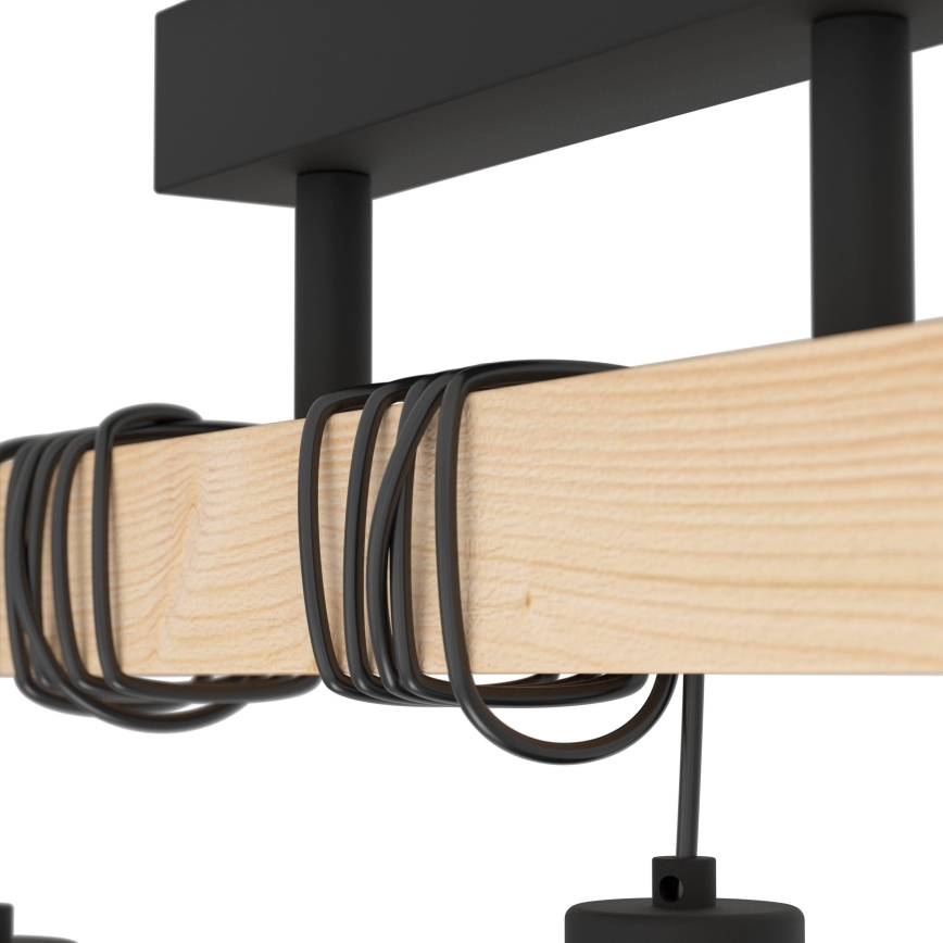 Eglo - Bevestigde hanglamp TOWNSHEND 3xE27/60W/230V