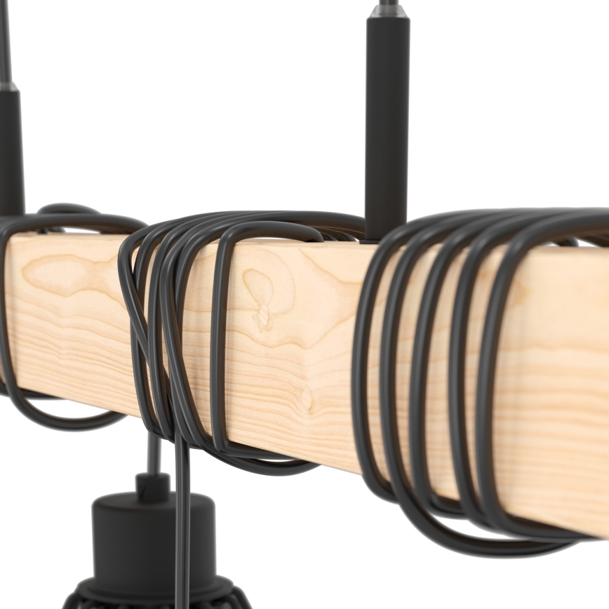 Eglo - Hanglamp aan een koord TOWNSHEND 4xE27/60W/230V