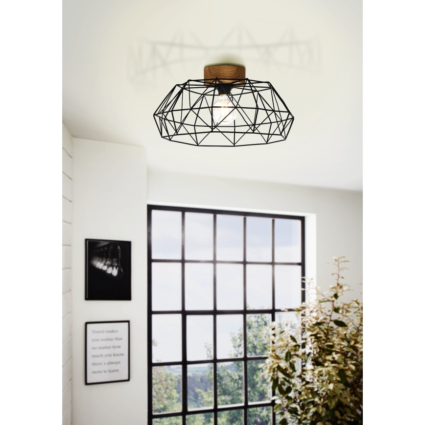 Eglo - Plafondlamp 1xE27/60W/230V