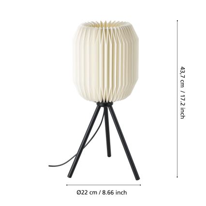 Eglo - Tafellamp 1xE27/40W/230V