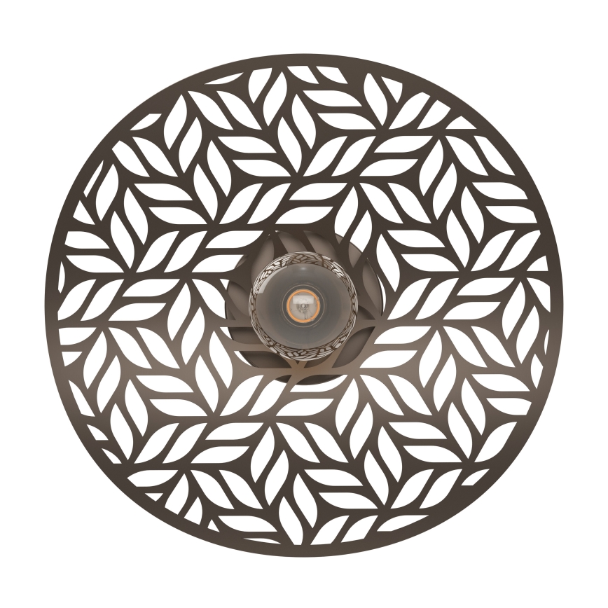 Eglo - Plafondlamp 1x E27 (60W, 230V), Ø 40 cm, brons