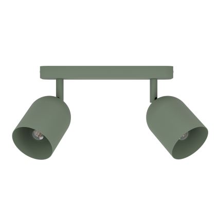Eglo - Opbouwspot 2xE14/40W/230V groen