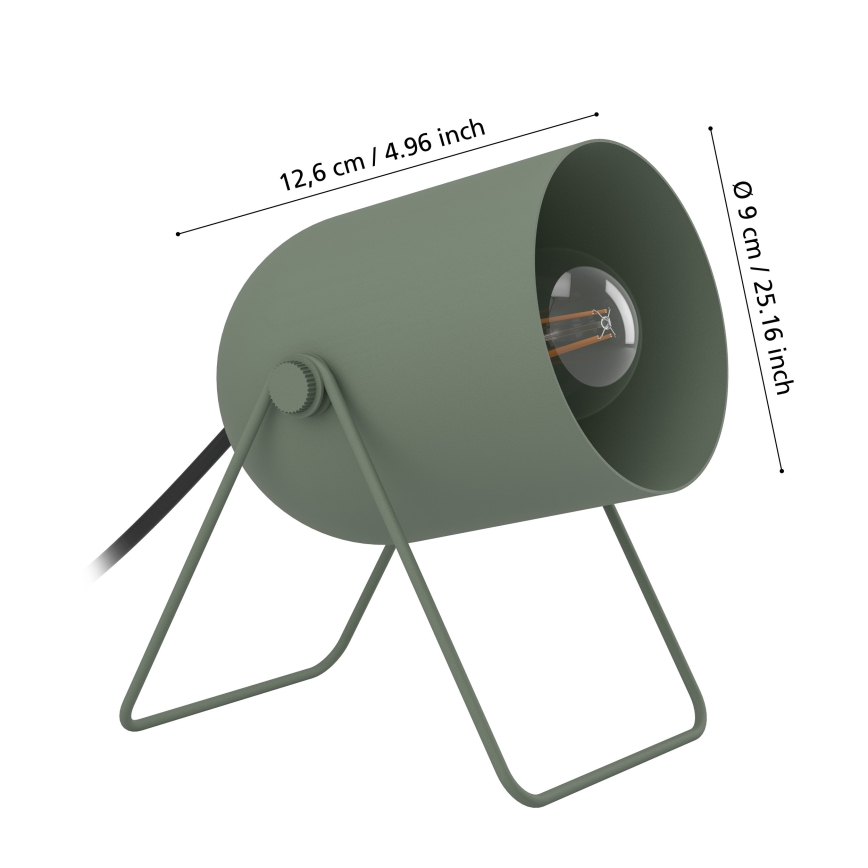 Eglo - Tafellamp 1xE14/8W/230V groen