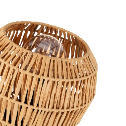 Eglo - Tafellamp 1xE27/40W/230V bruin