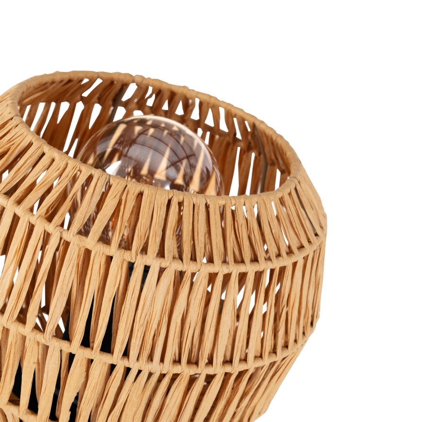 Eglo - Tafellamp 1xE27/40W/230V bruin