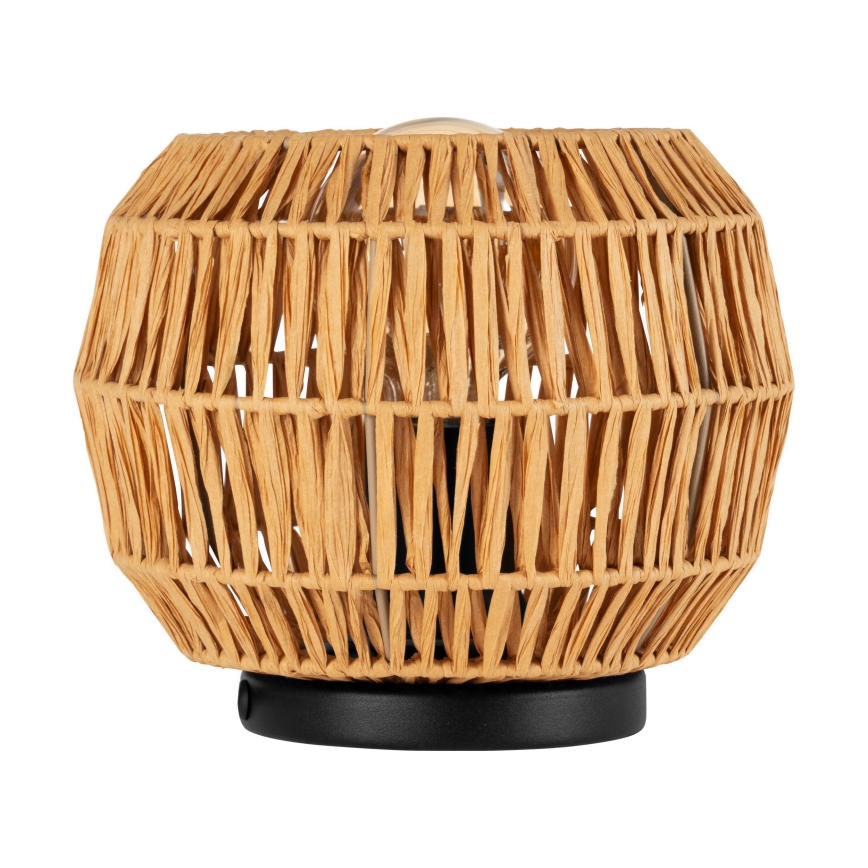 Eglo - Tafellamp 1xE27/40W/230V bruin