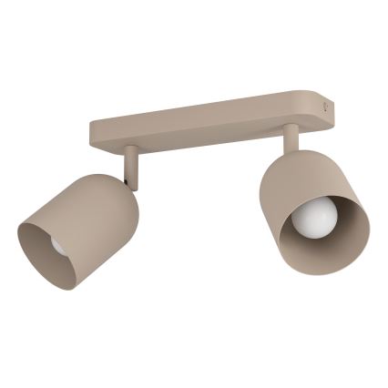 Eglo - Plafondspot 2xE14/40W/230V beige