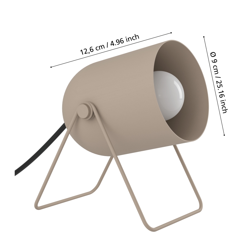 Eglo - Tafellamp 1xE14/8W/230V beige