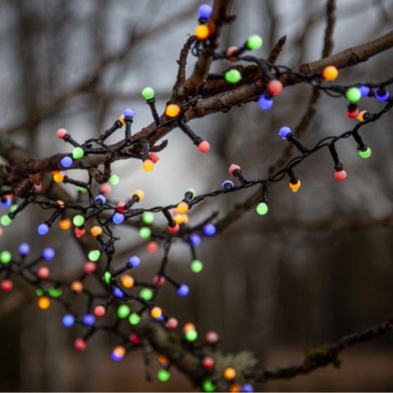 Eglo 472-53 - LED Kerst Lichtketting voor Buiten BERRY MINI 700xLED/8 functies 14m meerdere kleuren IP44