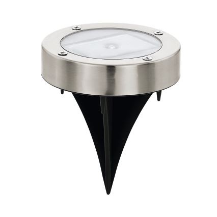 Eglo 48777 - LED solarlamp met sensor LED/0,07W/1,2V 200 mAh mat chroom