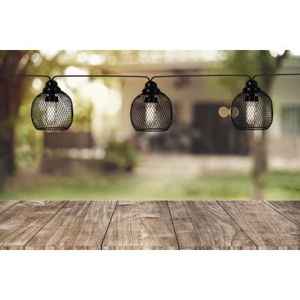 Eglo 48964 - LED zonneslinger 8xLED/3m 600 mAh IP44