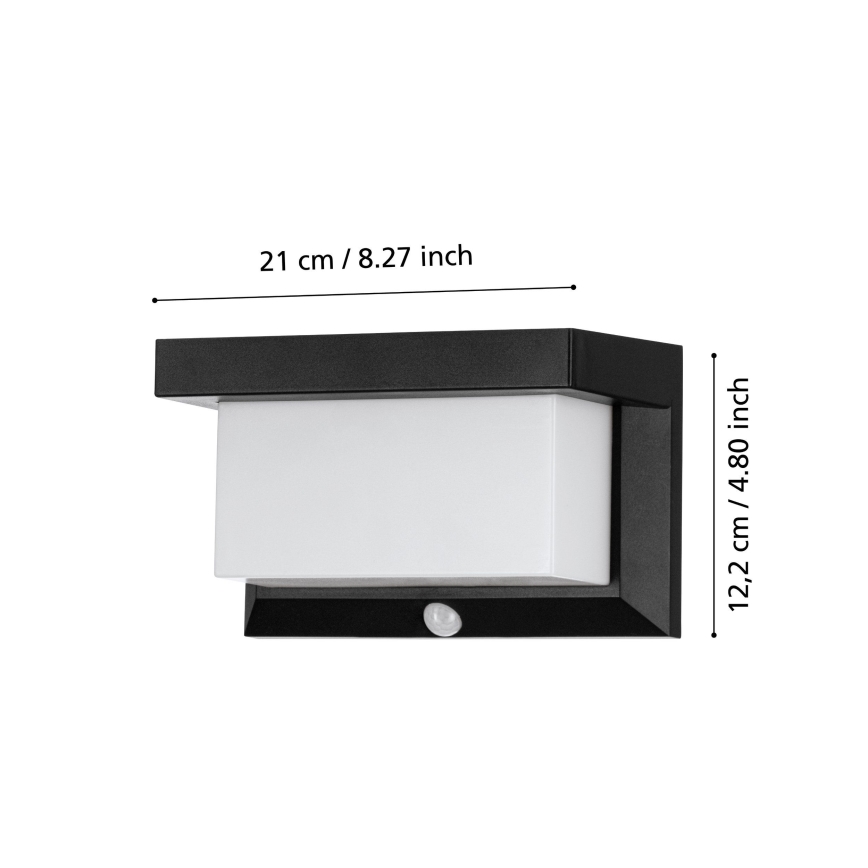 Eglo - LED Solar wandlamp met sensor LED/3,84W/3,7V 2000 mAh IP44