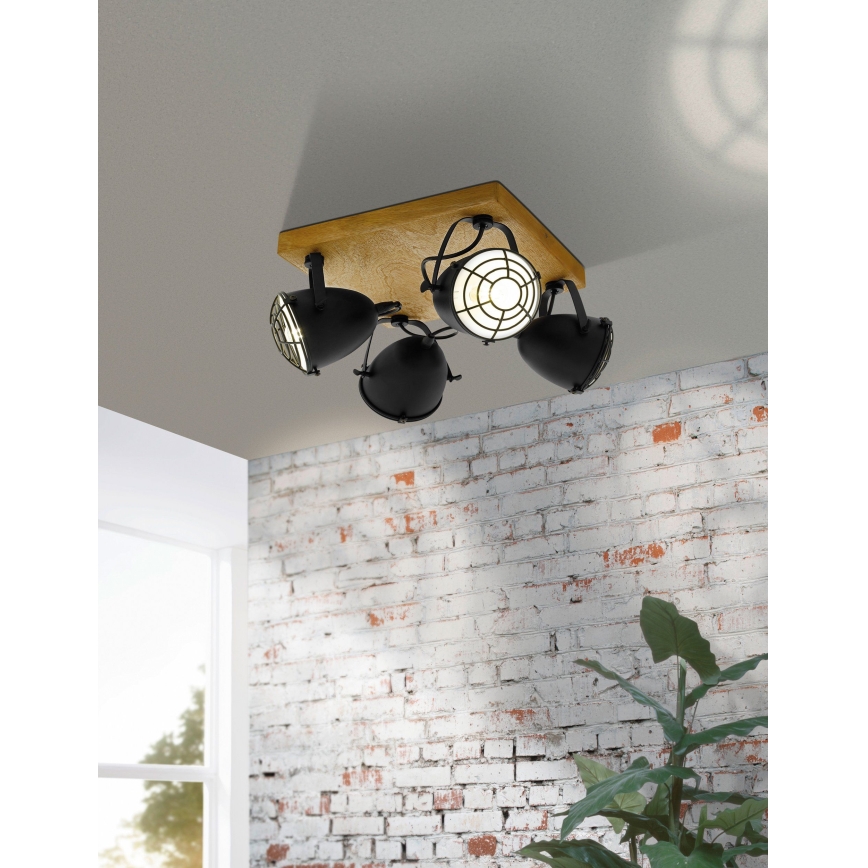 Eglo 49079 - plafondspot GATEBECK 4xE14/40W/230V