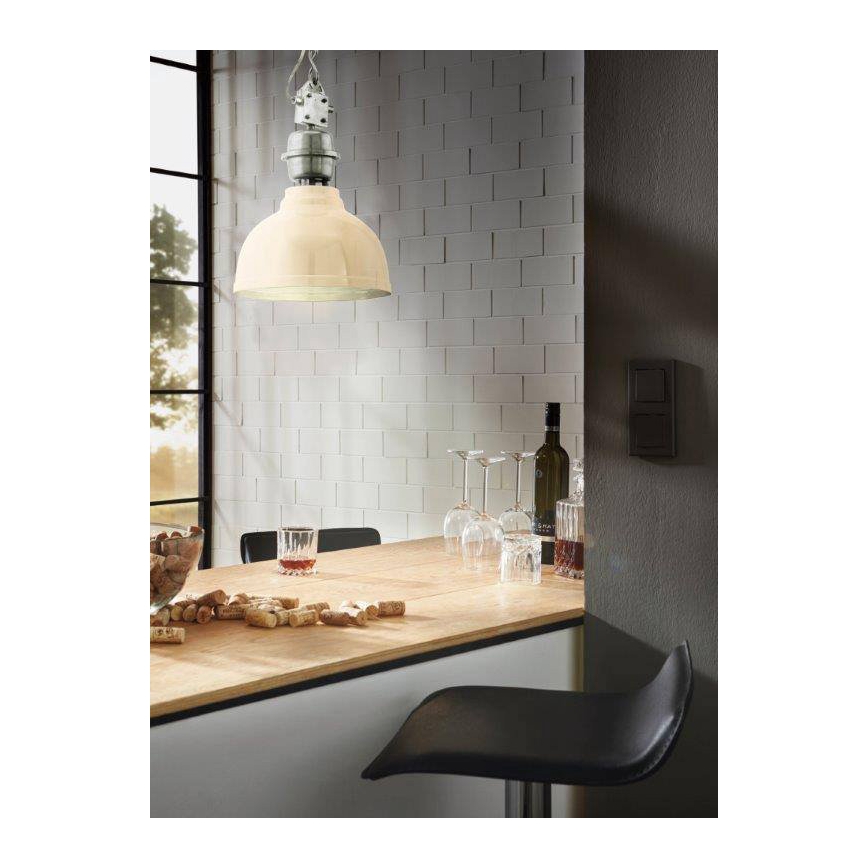 Eglo 49172 - Hanglamp aan ketting GRANTHAM 1xE27/60W/230V