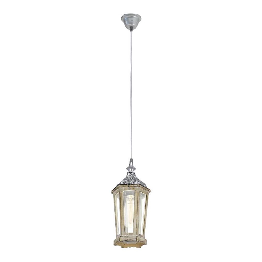 Eglo 49206 - Hanglamp KINGHORN 1xE27/42W/230V
