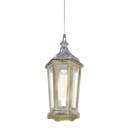 Eglo 49206 - Hanglamp KINGHORN 1xE27/42W/230V