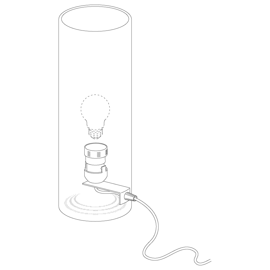 Eglo - Tafellamp 1xE27/60W/230V